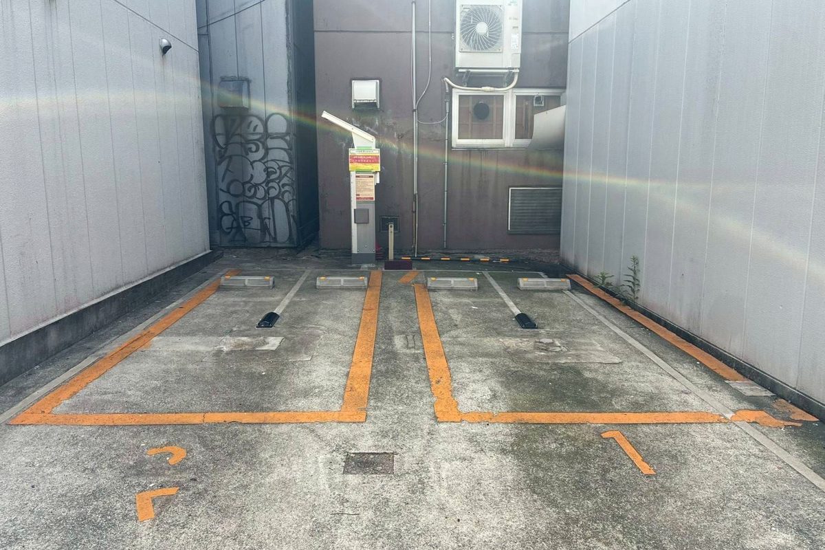施工前の駐車場予定地